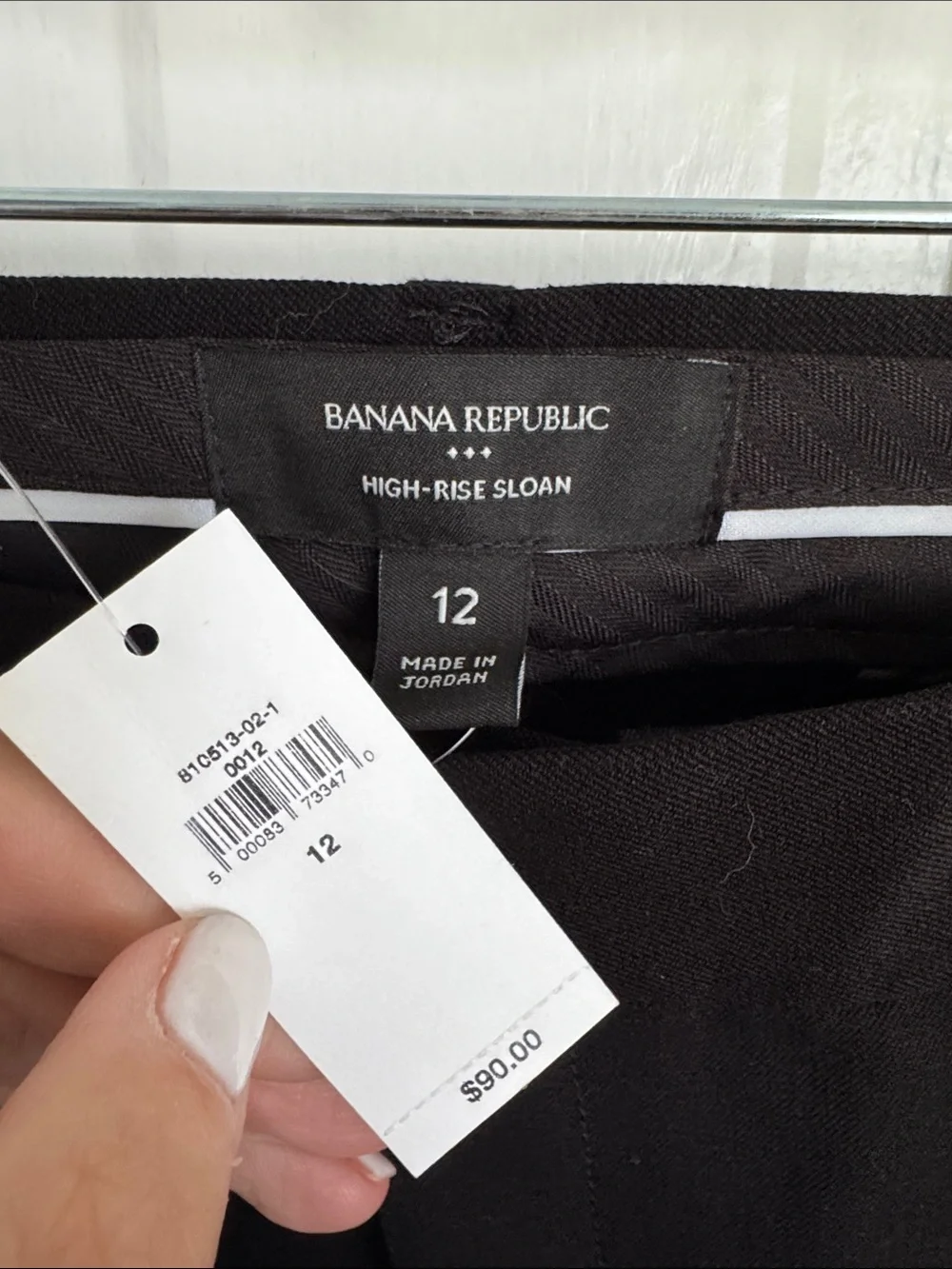 Banana Republic Black Slim Chinos